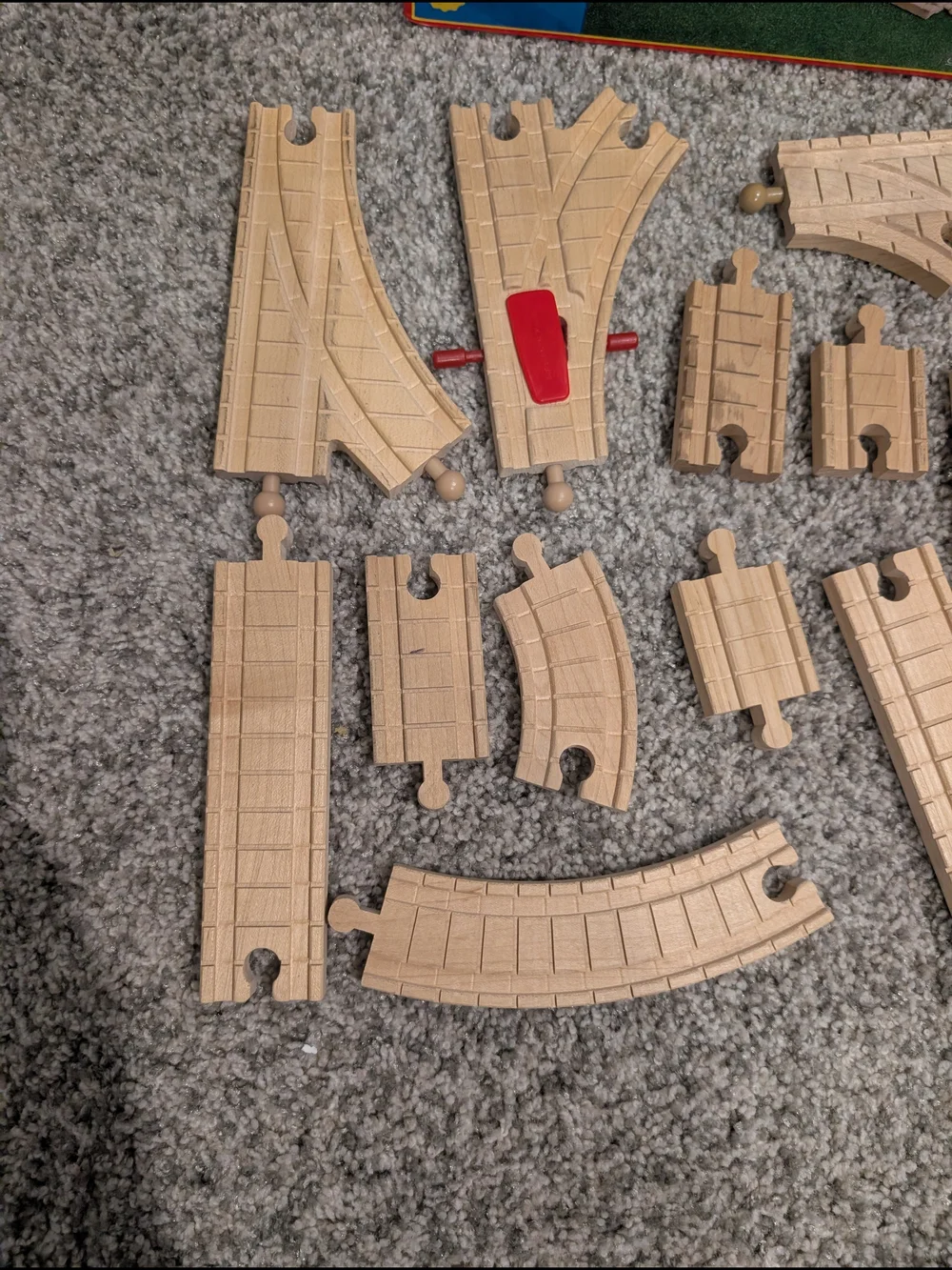 Thomas & Friends Wooden Railway Natural Wood Track Expansion Set - Beige